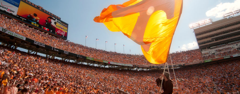 The flag at Neyland Stadium