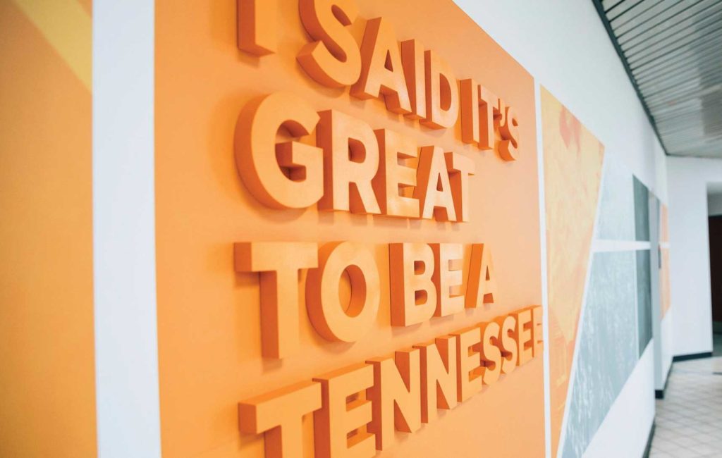 Arena Dining Wall Graphic.